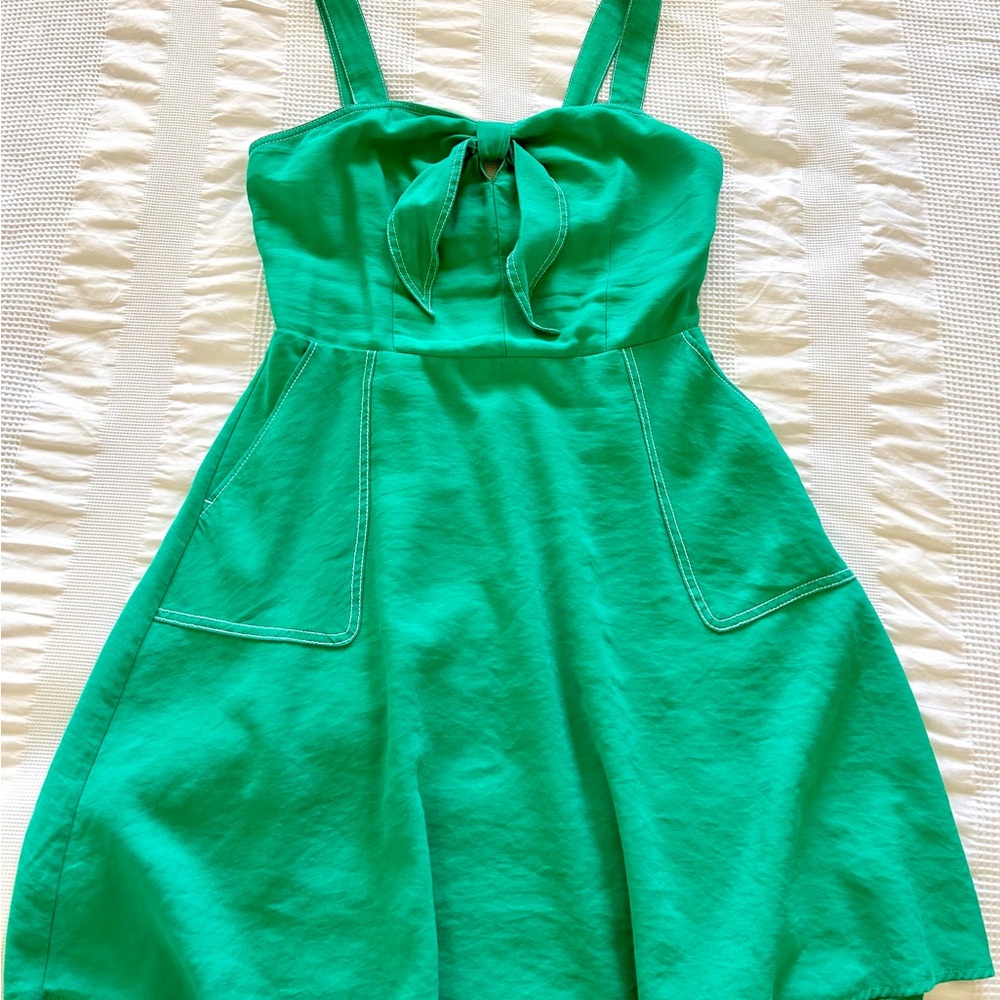 Level Eight green dress